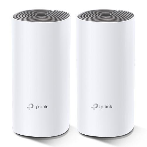 TP-LINK (DECO E4) Whole-Home Mesh Wi-Fi System, 2 Pack, Dual Band AC1200, 2 x LAN on each Unit-Routers-Gigante Computers