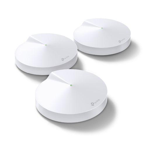 TP-LINK (DECO M9 PLUS) Smart Home Mesh Wi-Fi System, 3 Pack, Tri Band AC2200, MU-MIMO, Built-in Smart Hub-Routers-Gigante Computers