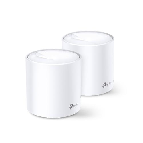 TP-LINK (DECO X20) Whole Home Mesh Wi-Fi 6 System, 2 Pack, Dual Band AX1800, OFDMA & MU-MIMO, One Unified Network-Routers-Gigante Computers