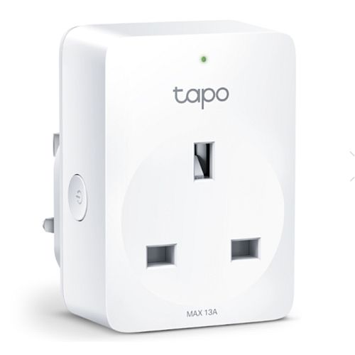 TP-LINK (TAPO P100) Mini Smart Wi-Fi Socket, Remote Access, Scheduling, Away Mode, Voice Control-Smart Home-Gigante Computers