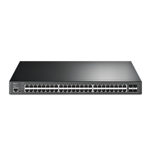 TP-LINK (TL-SG3452XP) JetStream 48-Port Gigabit and 4-Port 10GE SFP+ L2+ Managed Switch with 48-Port PoE+, Rackmountable-Switches-Gigante Computers