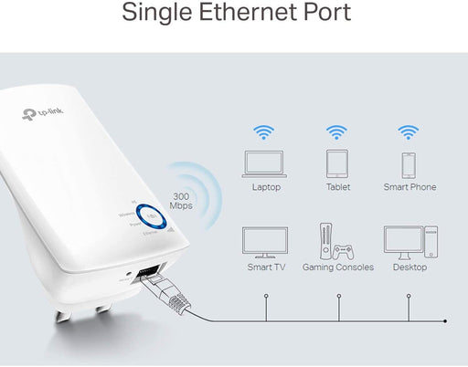 TP-LINK (TL-WA850RE) 300Mbps Wifi Range Extender-Access Points-Gigante Computers