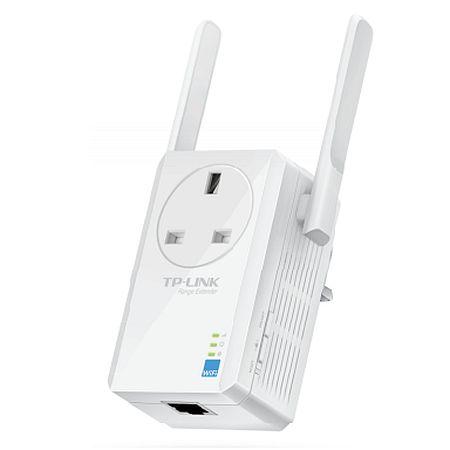 TP-LINK (TL-WA860RE) 300Mbps Wall-Plug Wifi Range Extender, AC Passthrough, 1 LAN-Access Points-Gigante Computers