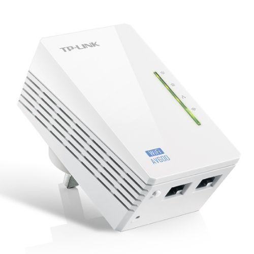 TP-LINK (TL-WPA4220 V4) 300Mbps AV600 Wireless N Powerline Adapter, Single Add-on Adapter-Powerline Adapters-Gigante Computers