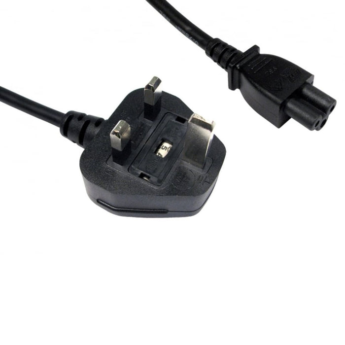 UK Mains to Clover C5 5 Amp 1.8m Black OEM Power Cable-Power-Gigante Computers