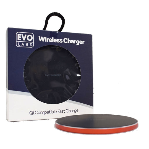 Universal Fast Charging QI Wireless Charging Pad Red.-Mobile Accessories-Gigante Computers