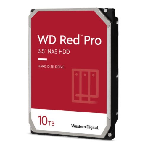 WD 3.5", 10TB, SATA3, Red Pro Series NAS Hard Drive, 7200RPM, 256MB Cache, OEM-Internal Hard Drives-Gigante Computers