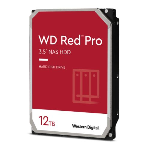 WD 3.5", 12TB, SATA3, Red Pro Series NAS Hard Drive, 7200RPM, 256MB Cache, OEM-Internal Hard Drives-Gigante Computers
