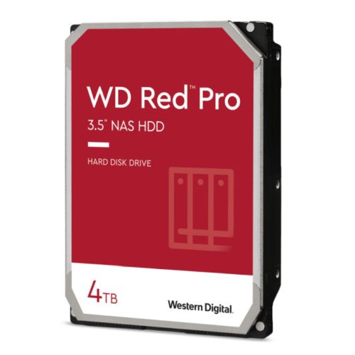 WD 3.5", 4TB, SATA3, Red Pro Series NAS Hard Drive, 7200RPM, 256MB Cache, OEM-Internal Hard Drives-Gigante Computers