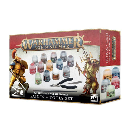 Warhammer Age of Sigmar Paints + Tools Set-Hobby Accessories-Gigante Computers