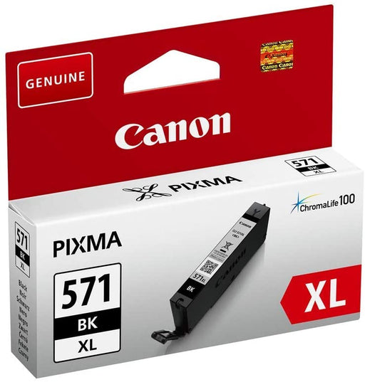Canon CLI-571BK XL Black High Capacity Ink Cartridge-Ink Cartridges-Gigante Computers