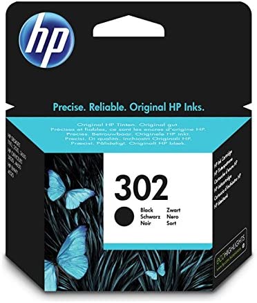 HP 302 Black Ink Cartridge-Ink Cartridges-Gigante Computers