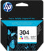 HP 304 Tri-colour Original Ink Cartridge-Ink Cartridges-Gigante Computers