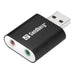 Sandberg External Soundcard, USB, 5 Year Warranty-Soundcards-Gigante Computers